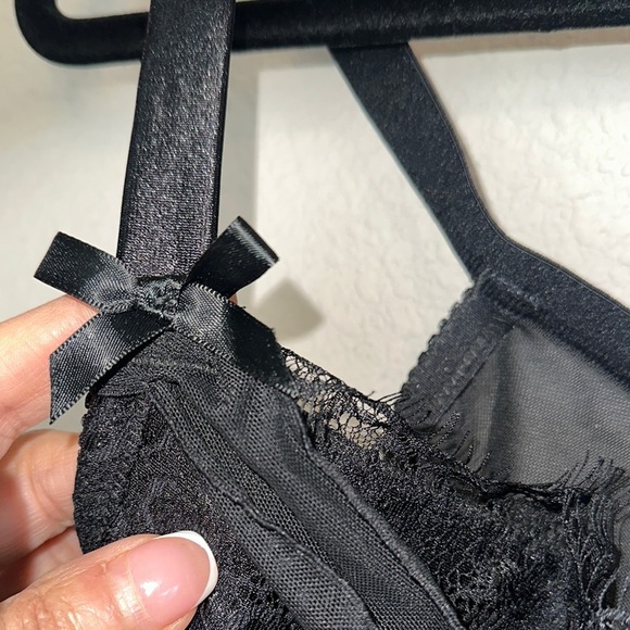 Cacique Black Full-Coverage Bra with Underwire Support - Picture 4 of 8